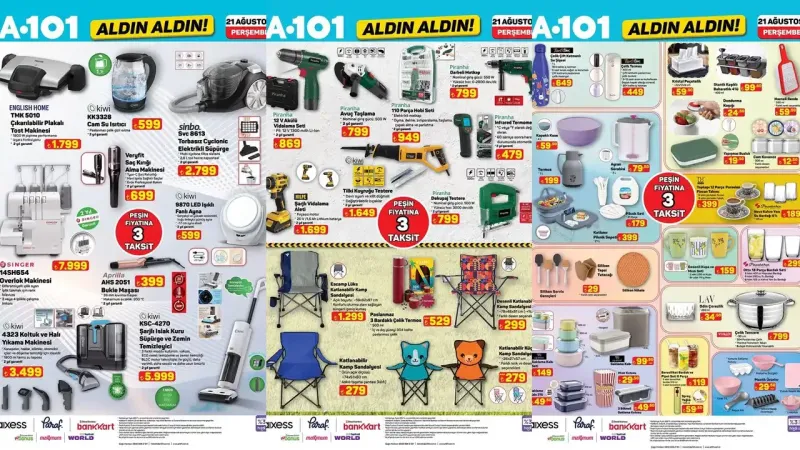 A101'e saç kırığı alma makinesi geliyor! 21 Ağustos Perşembe 2025 A101 Aldın Aldın kataloğu