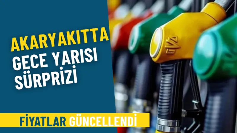 Akaryakıtta gece yarısı sürprizi, zamların ardından indirim geldi: Fiyatlar güncellendi