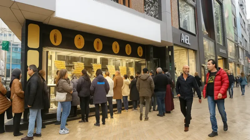 Altın rekor kırdı: Kuyumcularda kuyruk oluştu