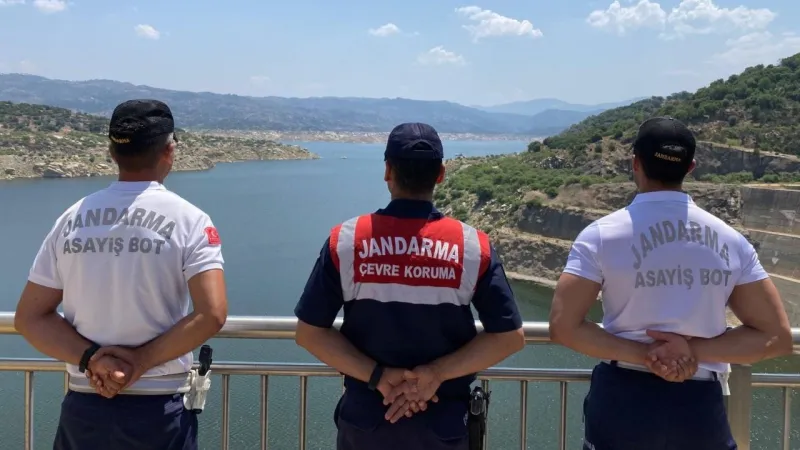 Aydın jandarmasından barajlarda kıyı denetimi