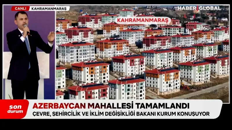 Murat Kurum'dan Müjde! Azerbaycan Mahallesi Açıldı! İşte Detaylar