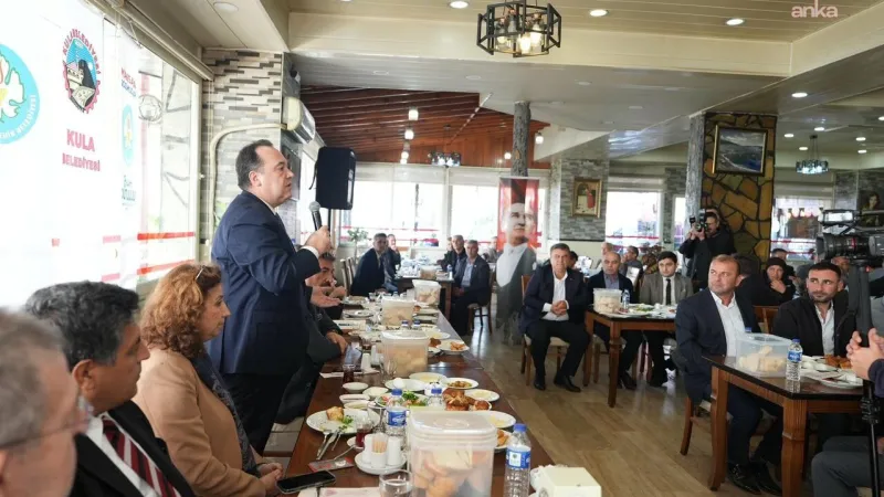 Başkan Dutlulu Kula’da projeleri açıkladı: Her işi çözeriz