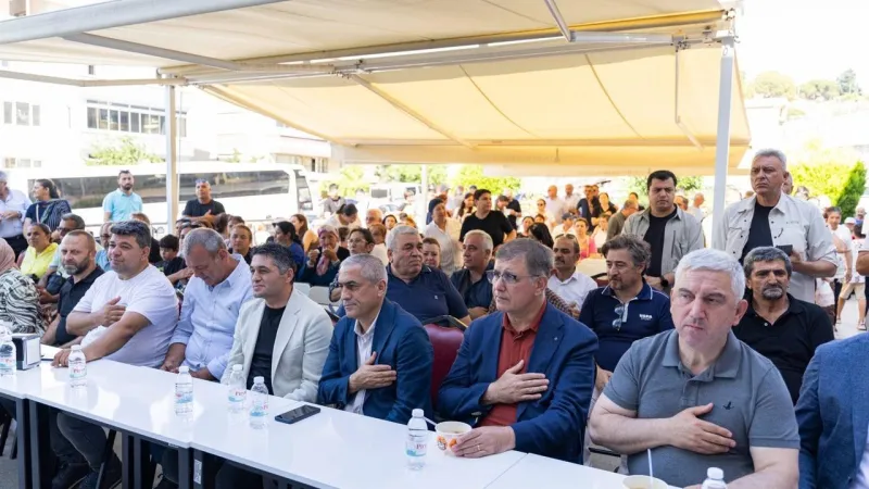 Başkan Tugay Aliağa’da aşure lokmasına ortak oldu