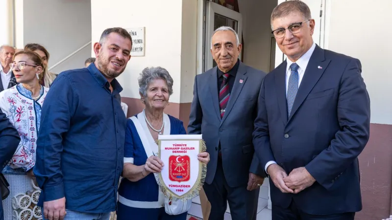 Başkan Tugay'dan Gazilere Onurlandıran Ziyaret!