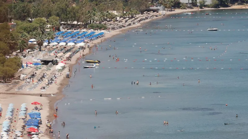 Bayramda Ege rüyası: Muğla sahilleri doldu taştı