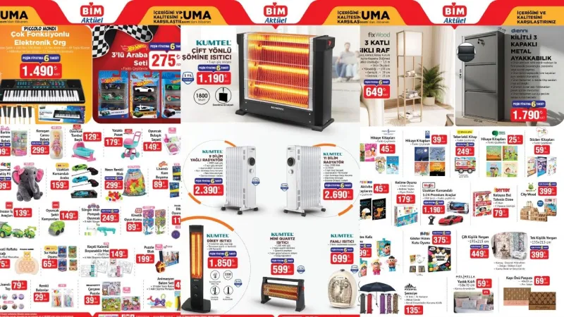 BİM 21 Kasım 2025 aktüel ürünler kataloğu yayımlandı: BİM’de uygun fiyatlı ısıtıcılar ve şemsiyeler yarın raflarda