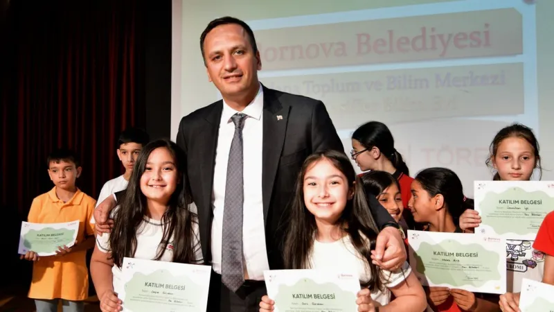 Bornova'da bilim kulüpleri: Dönem tamamlandı, sertifikalar verildi