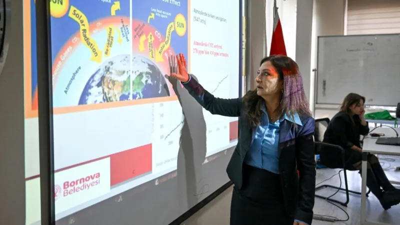 Bornova'da Öğretmenlere Çevre Dersi! Gelecek İçin Büyük Adım