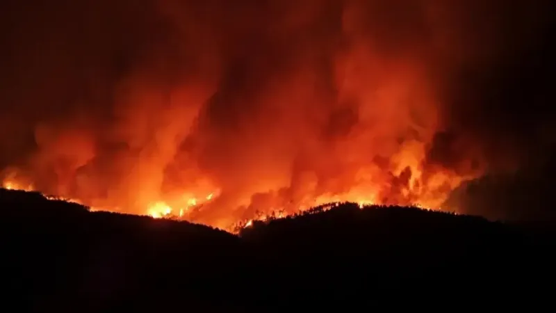 Gelibolu'da Yangın Kabusu! Ekipler Yeniden Müdahalede