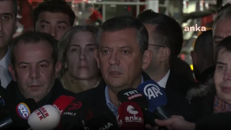 CHP Genel Başkanı Özel: Gencecik belediye başkanımızın tertemiz alnına leke sürmeye çalışıyorlar