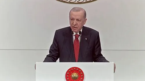 Cumhurbaşkanı Erdoğan konuşuyor