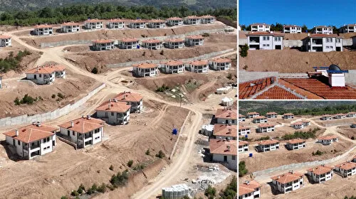 Deprem bölgesinin iki katlı köy evleri tamamlandı: 300 bininci yuvamızın anahtarını teslim etmeye hazırlanıyoruz 
