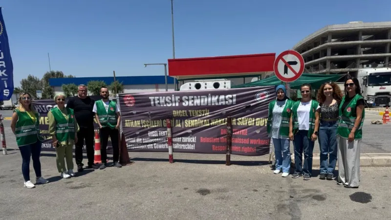 DIGEL Tekstil'de sendikalı işçiler işten atıldı: İzmir'de direniş 158 gündür sürüyor