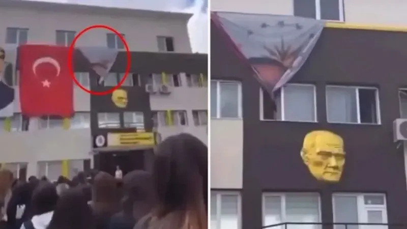 Erdoğan posterini öğrenciye ceza: Okuldan uzaklaştırıldı