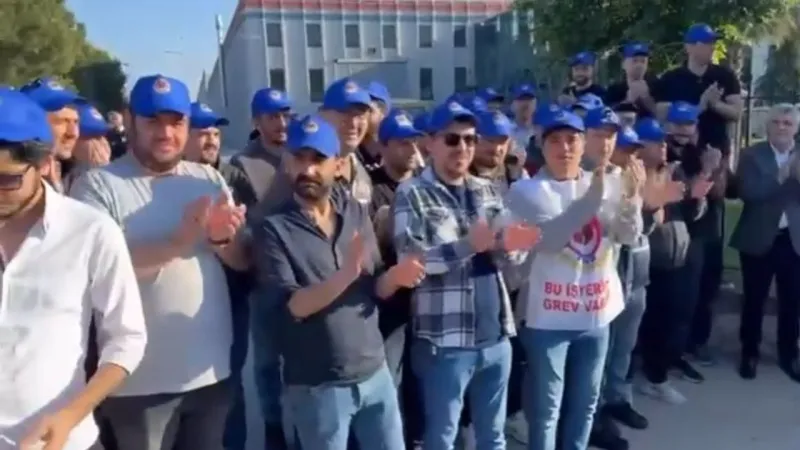 Fabrikada grev: üretim durduruldu