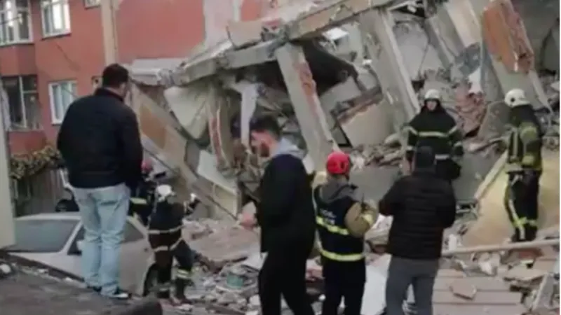 Gebze'de 6 katlı bina çöktü: Çok sayıda ekip gönderildi!