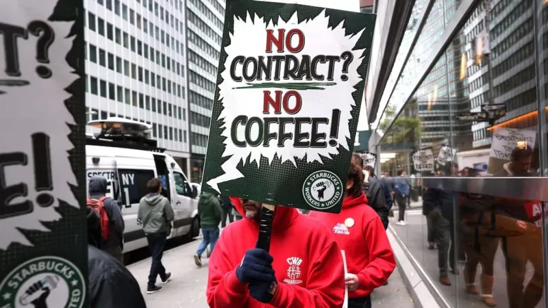 Starbucks'ta Grev Şoku! Ücretler İçin Baristalar Ayaklandı!