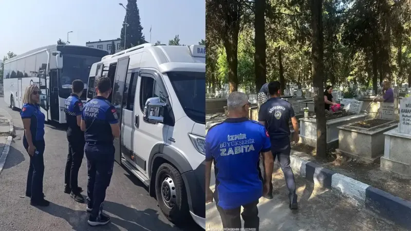 Huzurlu bir bayram için: İzmir'de zabıtalar görevde