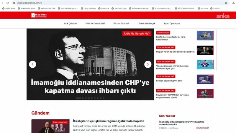 İBB iddianamesine yanıt: 'İstanbul İddianamesi' sitesi ve hesapları açıldı