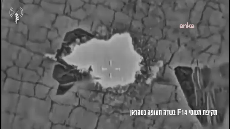 İsrail F-14’leri vurdu: O anlar yayınlandı