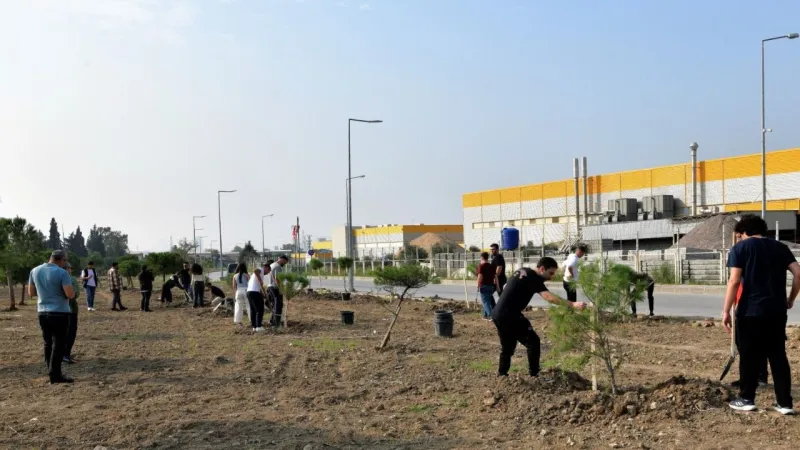 Bornova'da Gençlerden Yeşil Hamle! 120 Fıstık Çamı Dikildi!