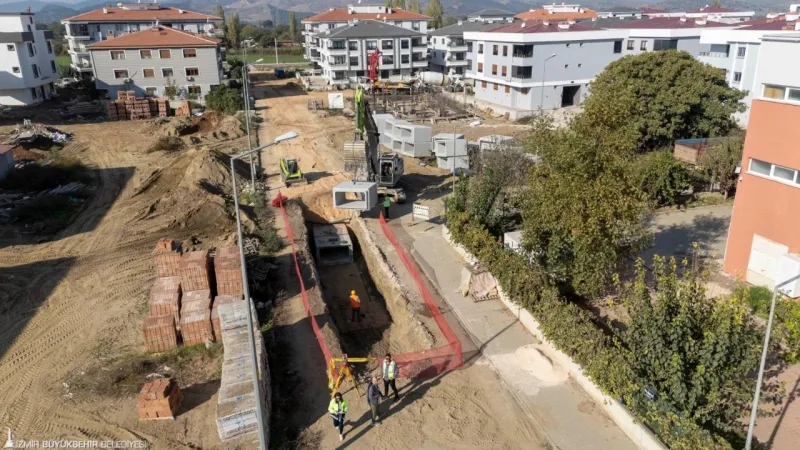 İzmir’de 180 milyon liralık altyapı yatırımı başladı