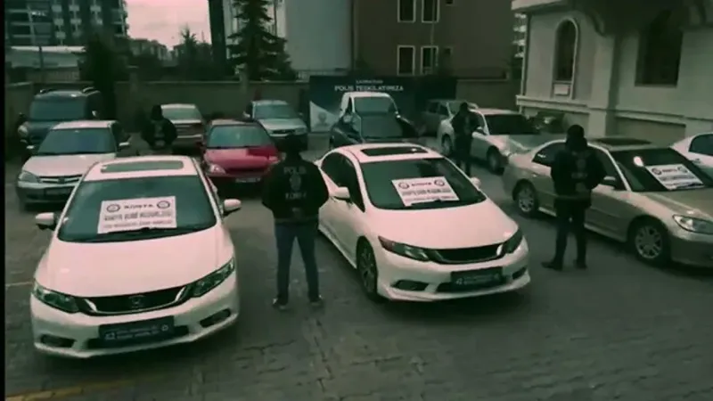 İzmir'de change araç operasyonu!