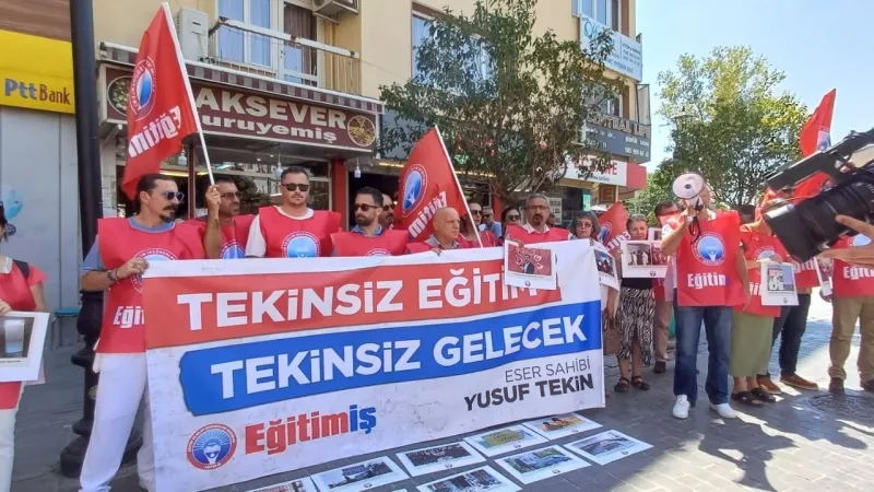 İzmir'de eğitimcilerden sert tepki: Tekinsiz eğitim, tekinsiz gelecek