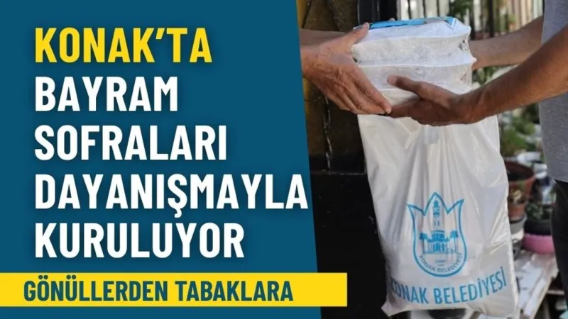 İzmir’de gönüllerden tabaklara: Konak’ta bayram sofraları dayanışmayla kuruluyor