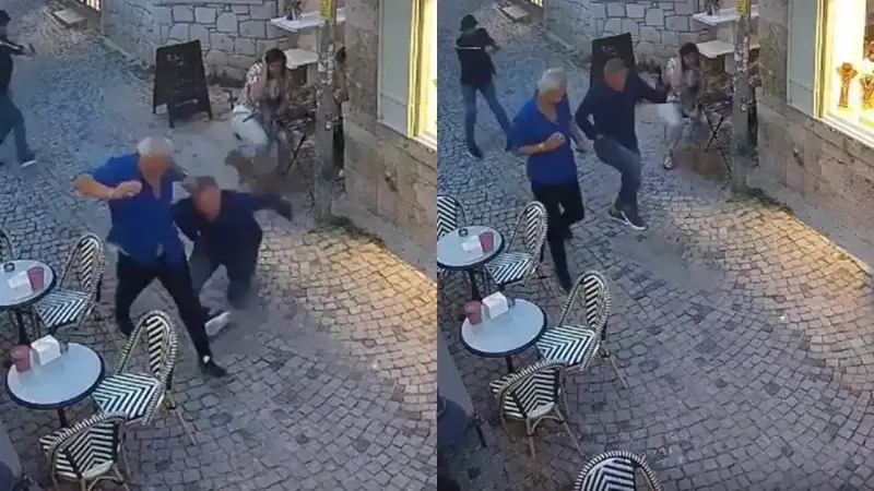 İzmir'de iş adamına silahlı saldırı: O anlar kamerada