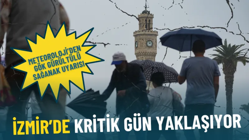 İzmir'e Sağanak Sürprizi! İşte Meteoroloji'nin Kritik Tarih Uyarısı