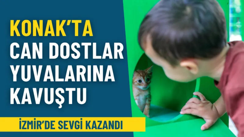 İzmir'de Sevgi Kazandı! Konak'tan Yuva Şenliği 🐾