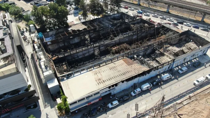 İzmir Yangını Sonrası Dehşet! İşte Havadan Görüntüler