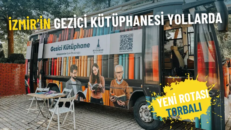 İzmir’in Gezici Kütüphanesi Yollarda: Yeni rotası Torbalı