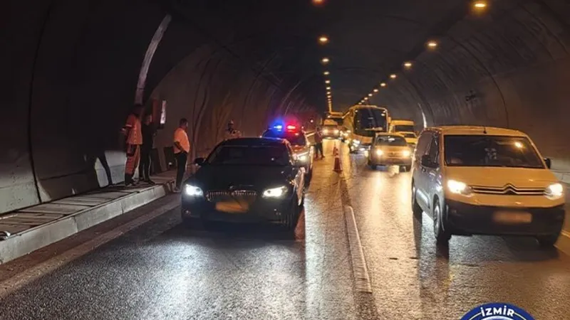 İzmirli sürücüler dikkat: Bayraklı Tünelleri'nde araç arızası var!