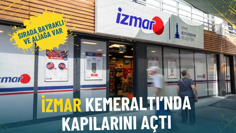 İZMAR Kemeraltı'nda Açıldı! İzmir'de Ucuz Alışveriş Dönemi Başladı