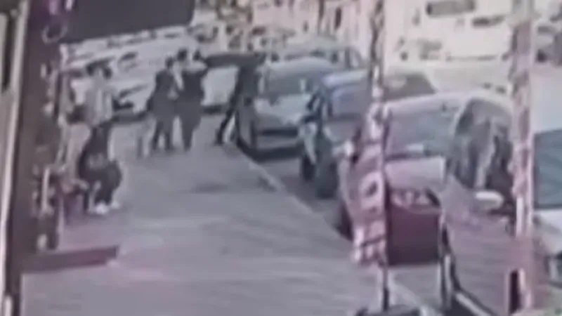 Kediyi tekmelediği iddia edilen bir şahıs darp edildi