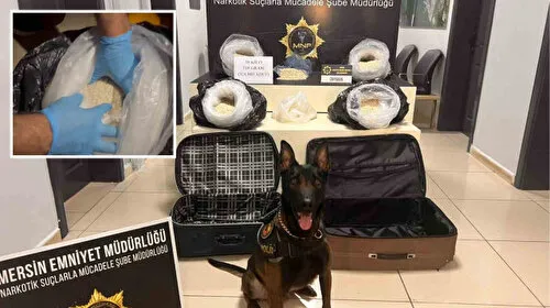 Mersin'de 58 kilo 310 gram uyuşturucu hap ele geçirdi: 4 gözaltı