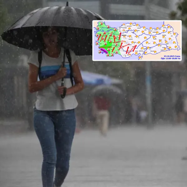 Meteoroloji saat verip uyardı! 9 kent için 'sarı' alarm!