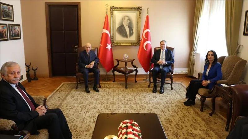 MHP ile DEM Parti arasında kritik görüşme: Bahçeli de yer aldı