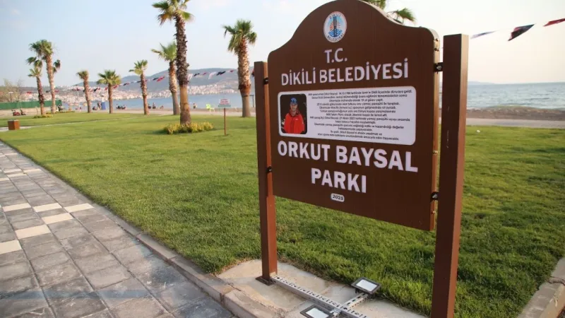 Milli sporcunun adı Dikili’de ölümsüzleşti