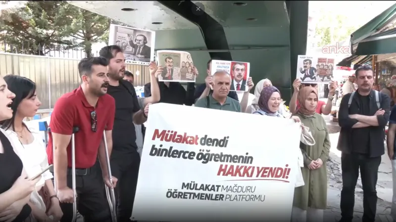 Mülakat mağduru öğretmenlerden Bakan Tekin'e çağrı: Siz istifa etmedikçe sorunlar düzelmeyecek