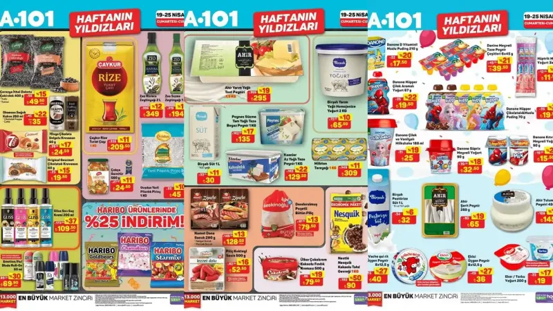 A101 Fırsatları Başladı! Pirinç, Çay ve Peynirde Şok İndirimler!