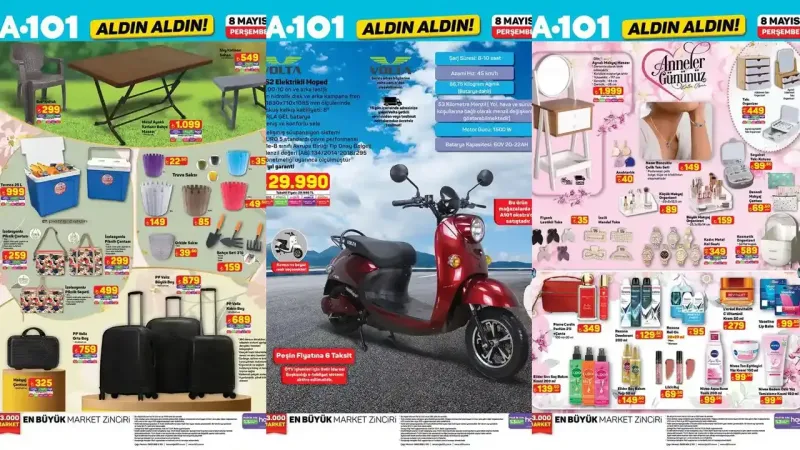 A101'de Retro Rüzgarı! Çantalı Pikap Fırtınası Esiyor (8 Mayıs)