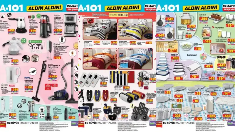 A101'de Piknik Sepeti Fırtınası! 15 Mayıs Kataloğu Şaşırttı
