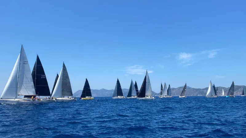 Fethiye'de Atatürk'ü Anma Yelken Yarışları Başladı! Rekor Katılım