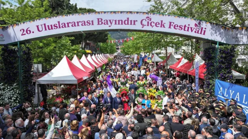 Bayındır Çiçek Festivali Başladı! Ücretsiz Etkinlikler ve Konserler