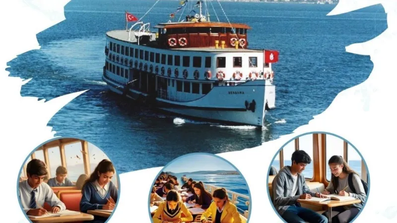 YKS'ye Özel Vapur Kütüphane! İzmir'de Ücretsiz Ders Çalışma Alanı