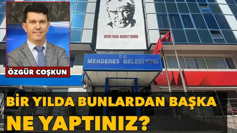 Menderes Belediyesi'nde Neler Oluyor? Skandallar Zinciri Şoke Etti!