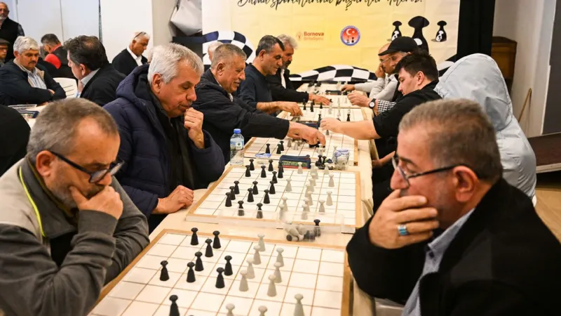 Bornova'da Dama Şampiyonları Belli Oldu! İşte Kazananlar